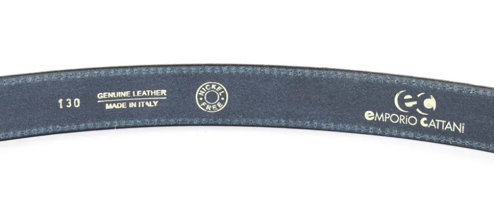 Cintura in pelle Emporio Cattani 04 Blu