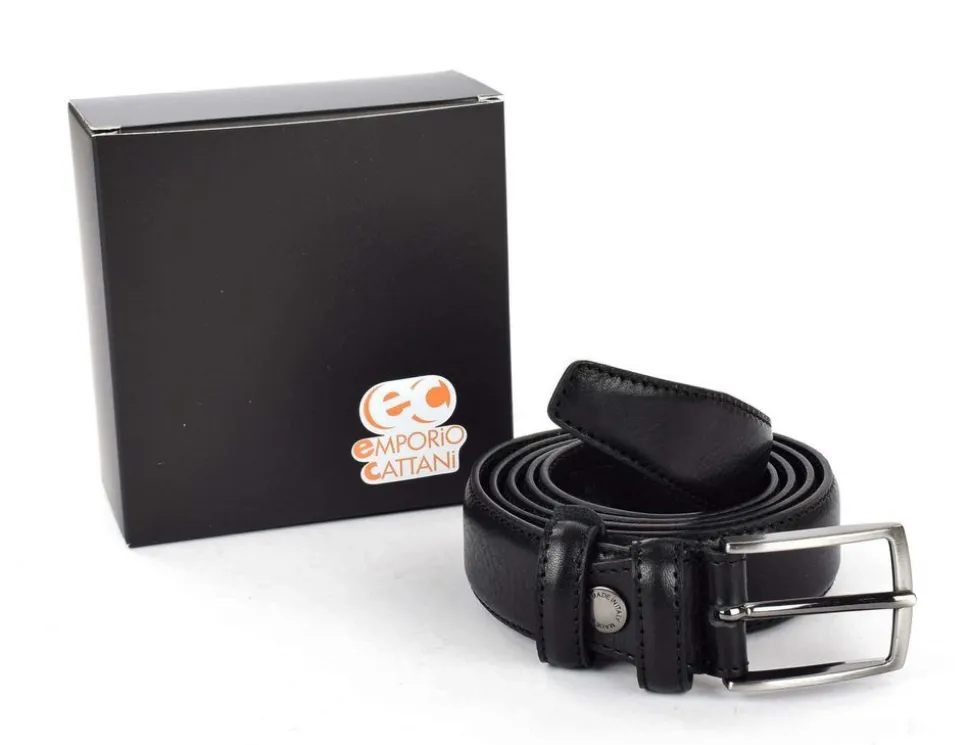 Cintura in pelle Emporio Cattani 02 Nera