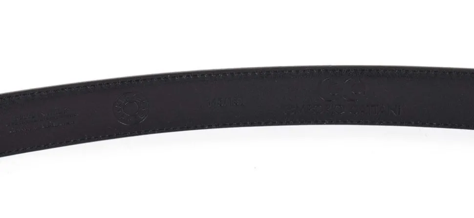 Cintura in pelle Emporio Cattani 02 Nera