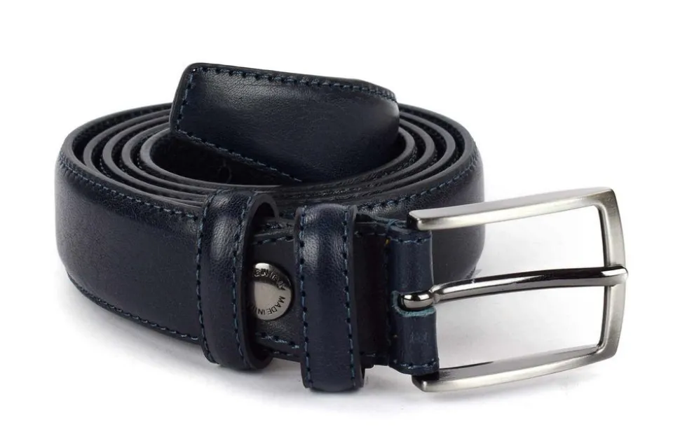 Cintura in pelle Emporio Cattani 02 Blu