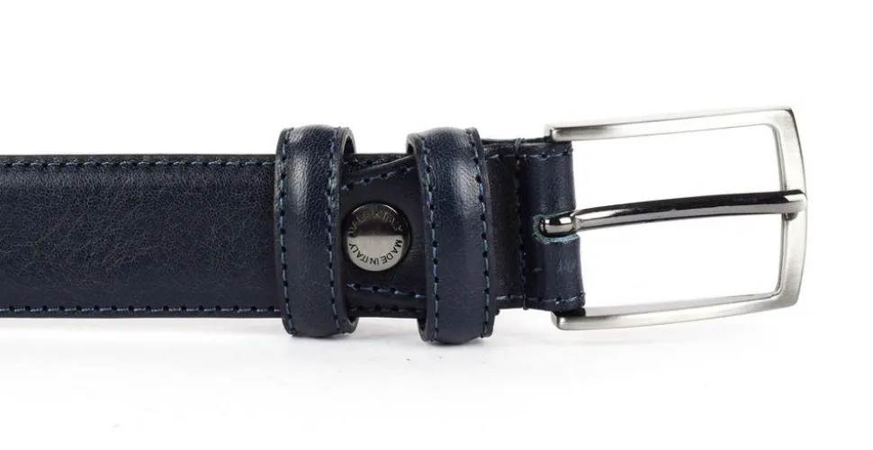 Cintura in pelle Emporio Cattani 02 Blu