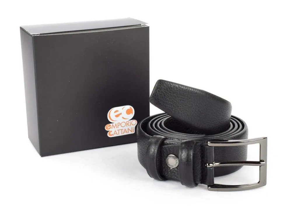 Cintura in pelle Emporio Cattani 01 Nera