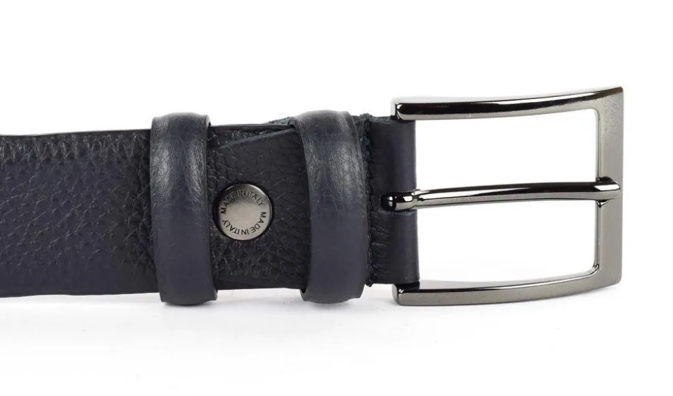 Cintura in pelle Emporio Cattani 01 Blu