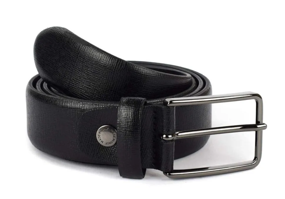 Cintura in pelle Emporio Cattani 05 Nera