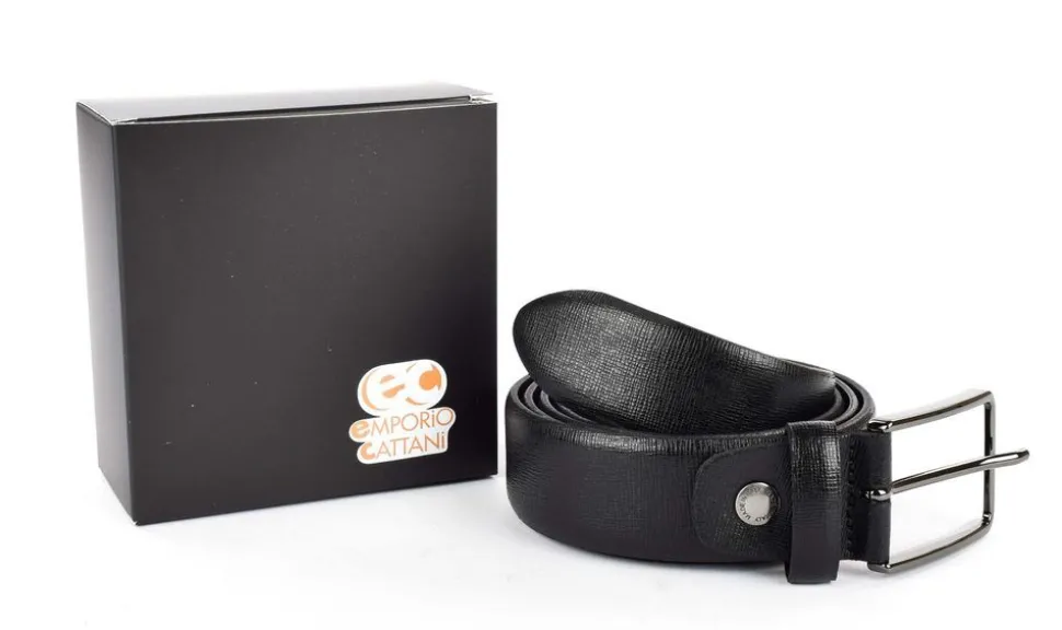 Cintura in pelle Emporio Cattani 05 Nera