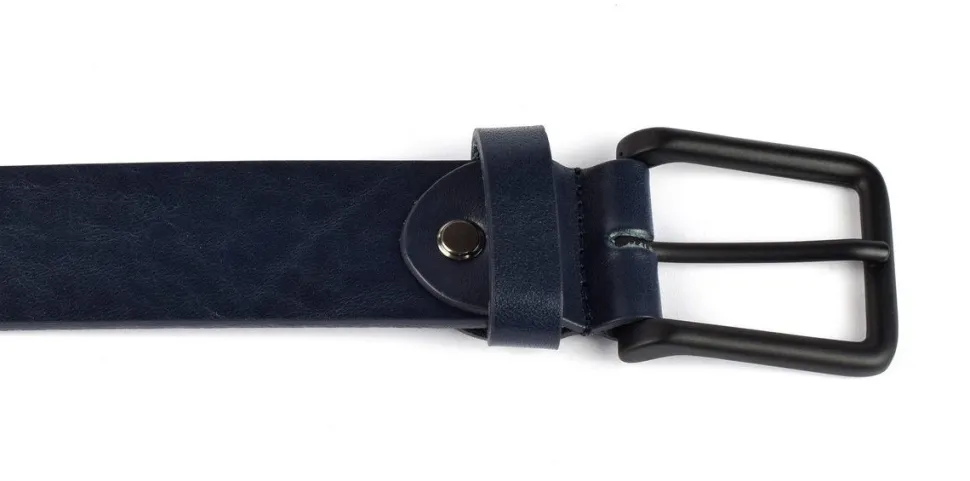 Cintura in pelle Nickel Free SIMPLYUP 1062 Blu