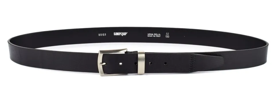 Cintura in pelle SIMPLYUP 9002 Nera