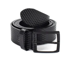 Cintura in pelle SIMPLYUP 1064 Nera Carbonio