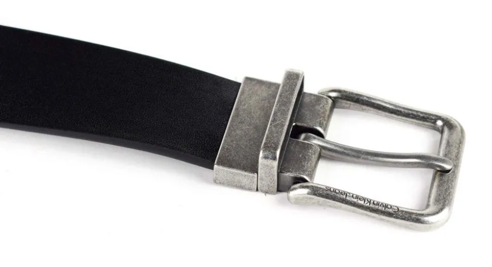 Cintura Reversibile in pelle Calvin Klein Nera
