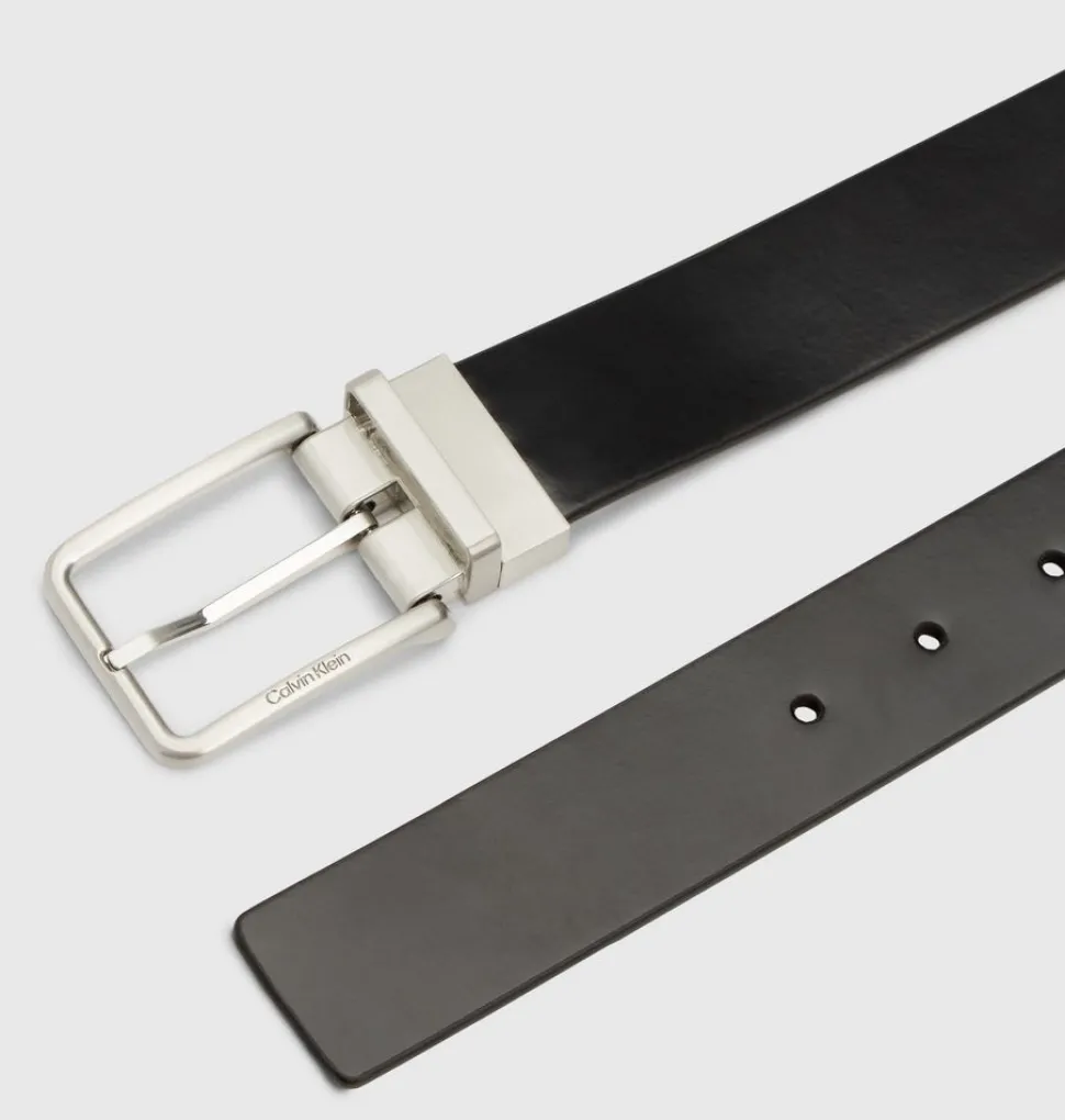 Cintura Reversibile in pelle Calvin Klein Nero/Marrone