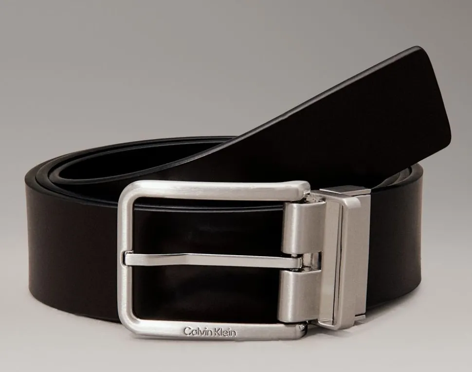 Cintura Reversibile in pelle Calvin Klein Nero/Marrone