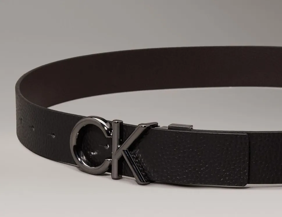 Cintura Reversibile in pelle Calvin Klein Nero/Marrone