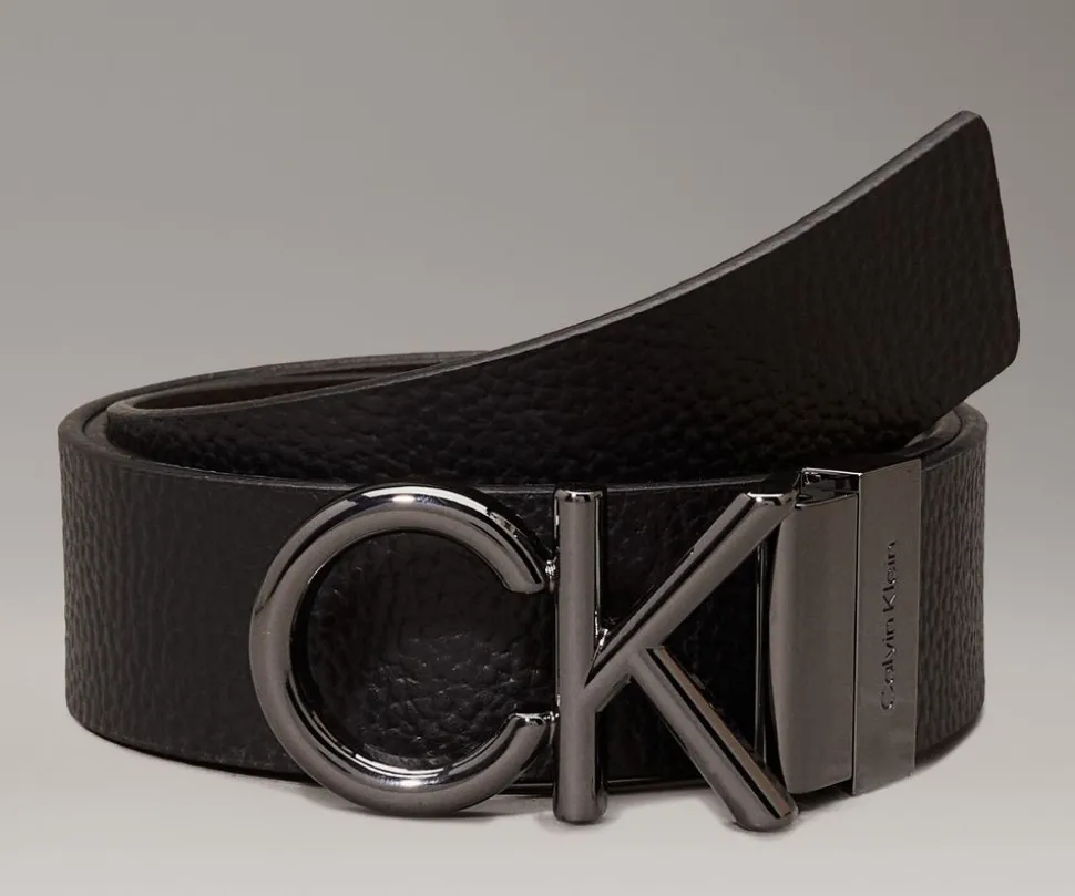 Cintura Reversibile in pelle Calvin Klein Nero/Marrone