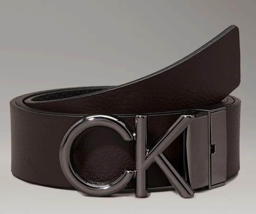Cintura Reversibile in pelle Calvin Klein Nero/Marrone