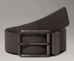 Cintura Reversibile in pelle Calvin Klein Nero/Grigio