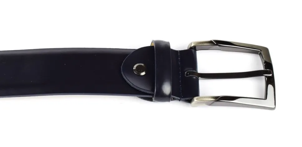 Cintura uomo in pelle lucida SIMPLYUP 1018 Blu