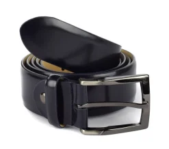 Cintura uomo in pelle lucida SIMPLYUP 1018 Blu