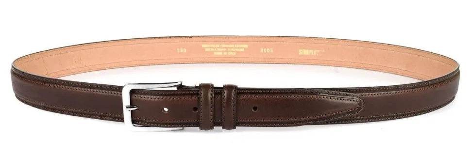 Cintura uomo in pelle SIMPLYUP 8005 Testa Moro
