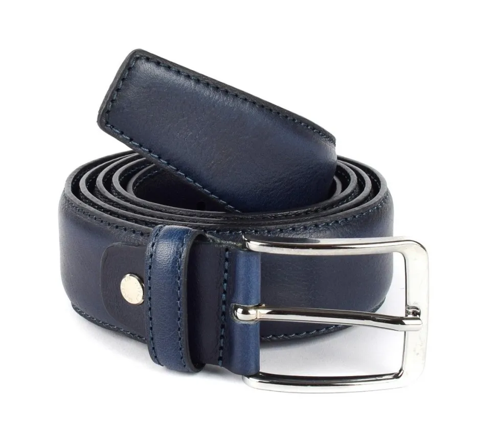 Cintura uomo in pelle SIMPLYUP 9005 Blu