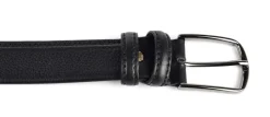 Cintura uomo in pelle tubolare SIMPLYUP 8043 Nera