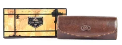 Custodia occhiali in cuoio Tony Perotti 1290 Marrone