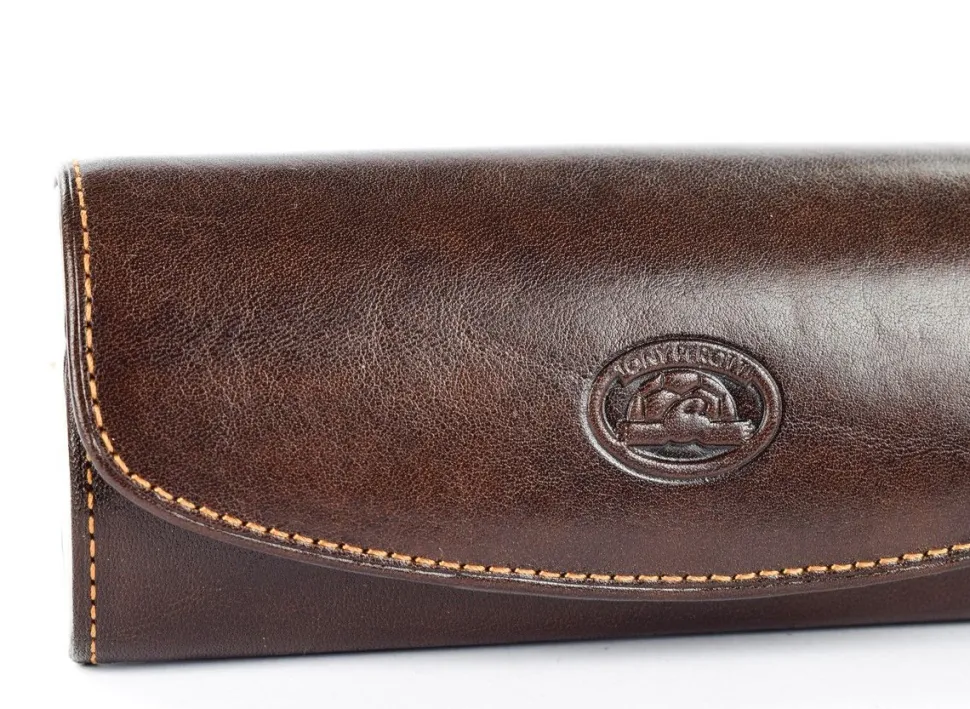 Custodia occhiali in cuoio Tony Perotti 1290 Marrone