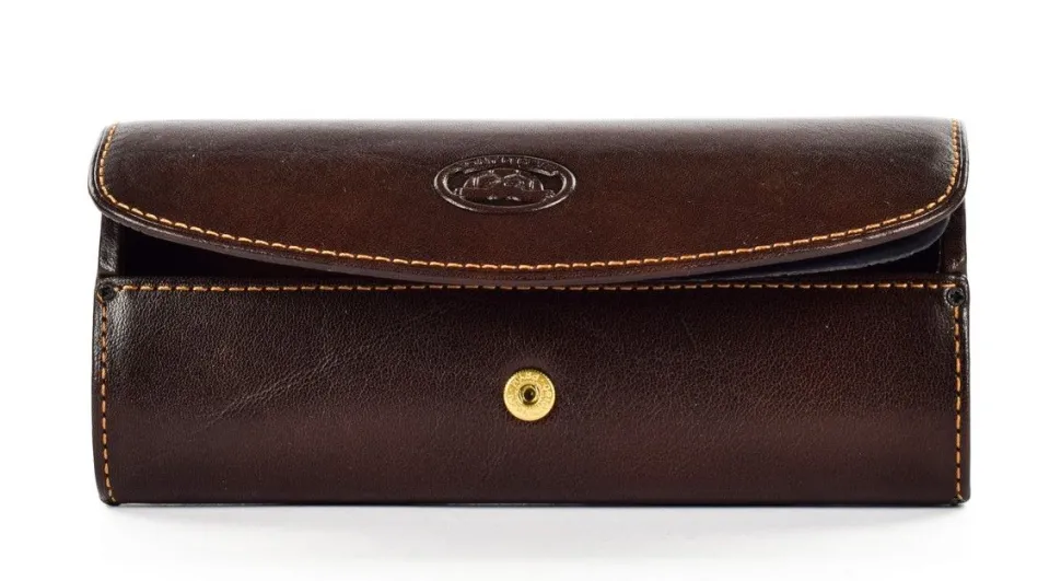 Custodia occhiali in cuoio Tony Perotti 1290 Marrone
