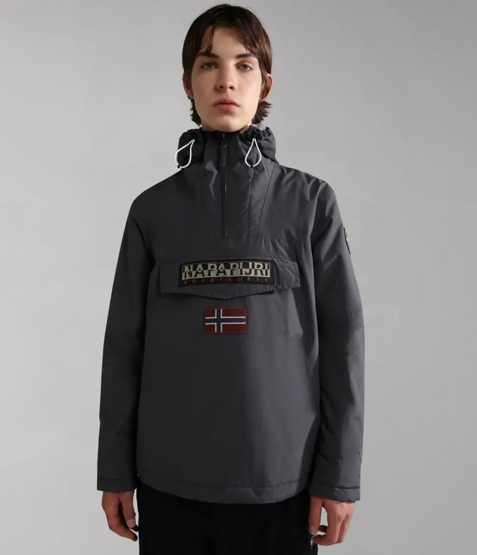 Giacca Napapijri Anorak Rainforest Winter Grigio Scuro