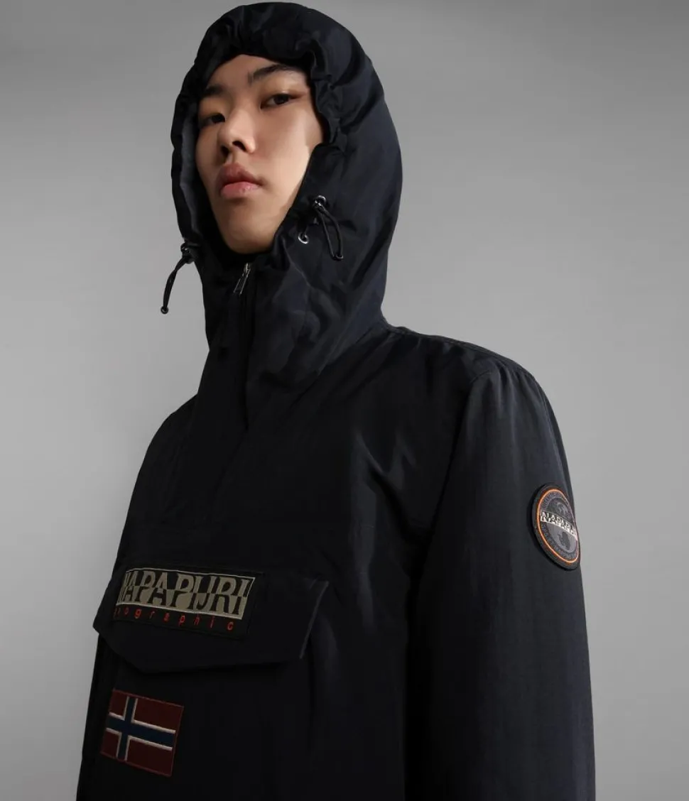 Giacca Napapijri Anorak Rainforest Winter Nera