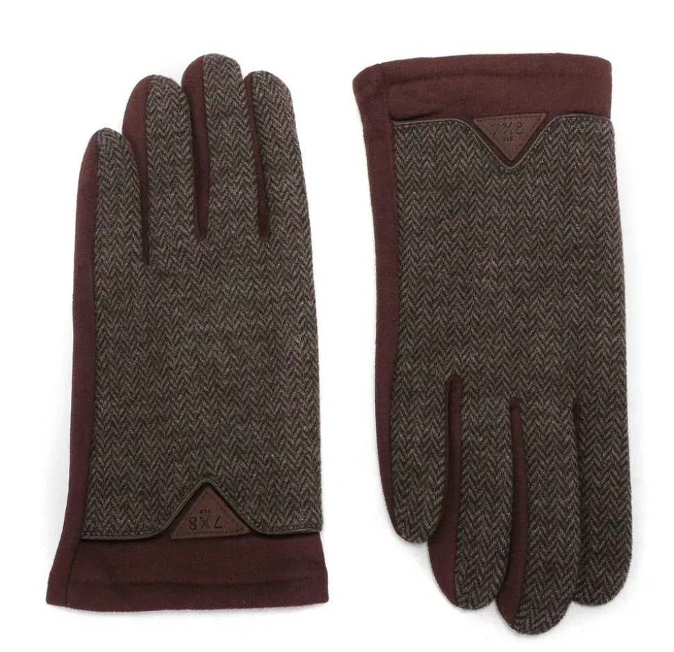 Guanti uomo 7x8 Marrone