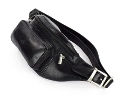 Marsupio in cuoio Tony Perotti 8018 Nero