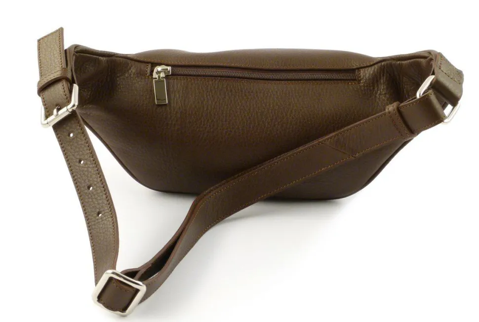 Marsupio in pelle Emporio Cattani marrone Made in Italy