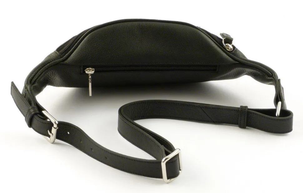 Marsupio in pelle Emporio Cattani nero Made in Italy