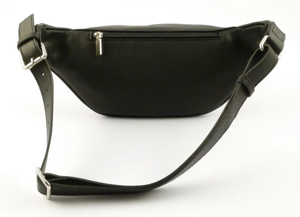 Marsupio in pelle Emporio Cattani nero Made in Italy