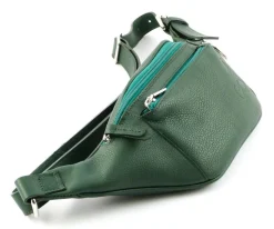 Marsupio in pelle Emporio Cattani Verde Made in Italy