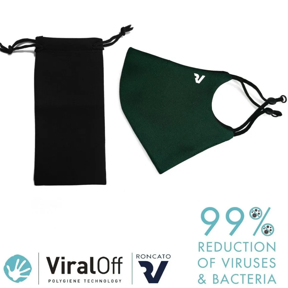 Mascherina di protezione Roncato Viraloff Verde misura S