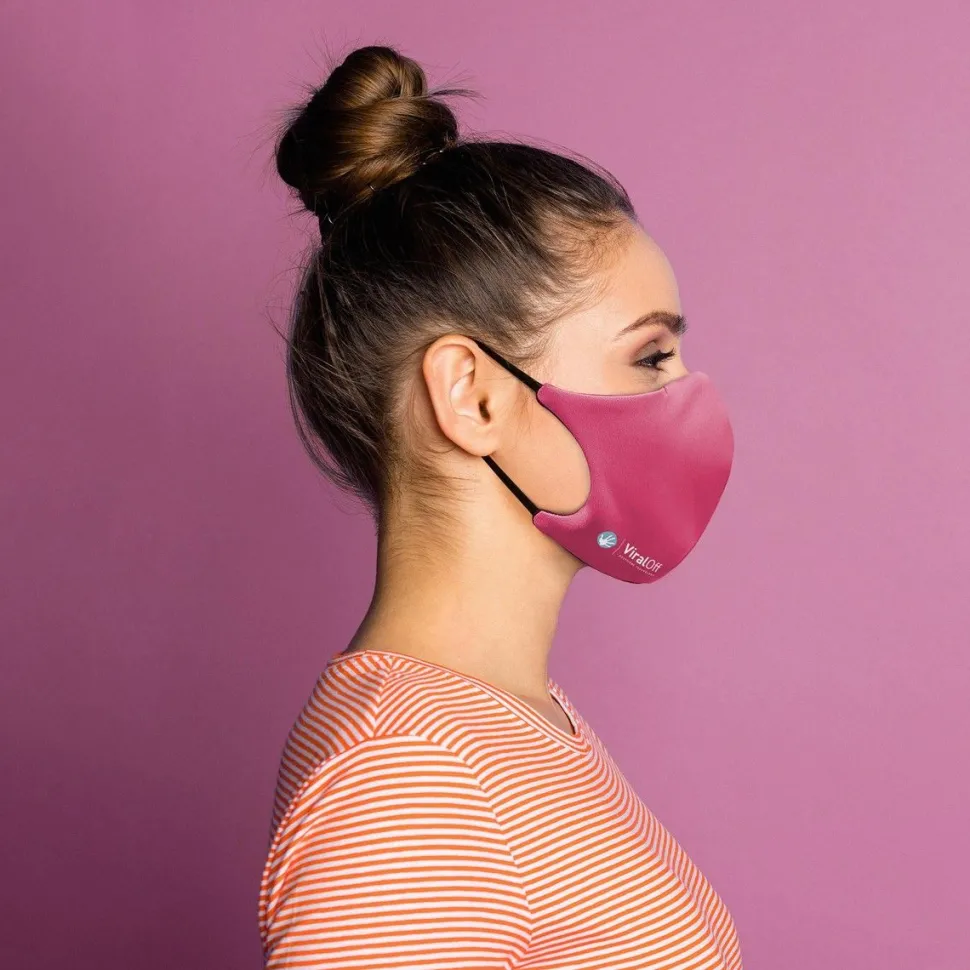 Mascherina di protezione Roncato Viraloff Fucsia misura M