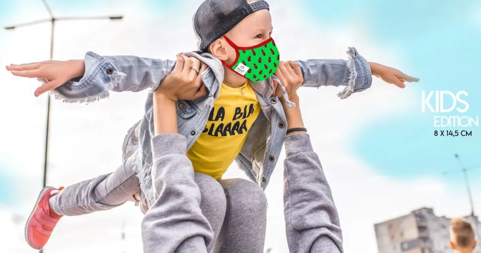 Mascherina per bambini Zitto Mask Kids Hearts