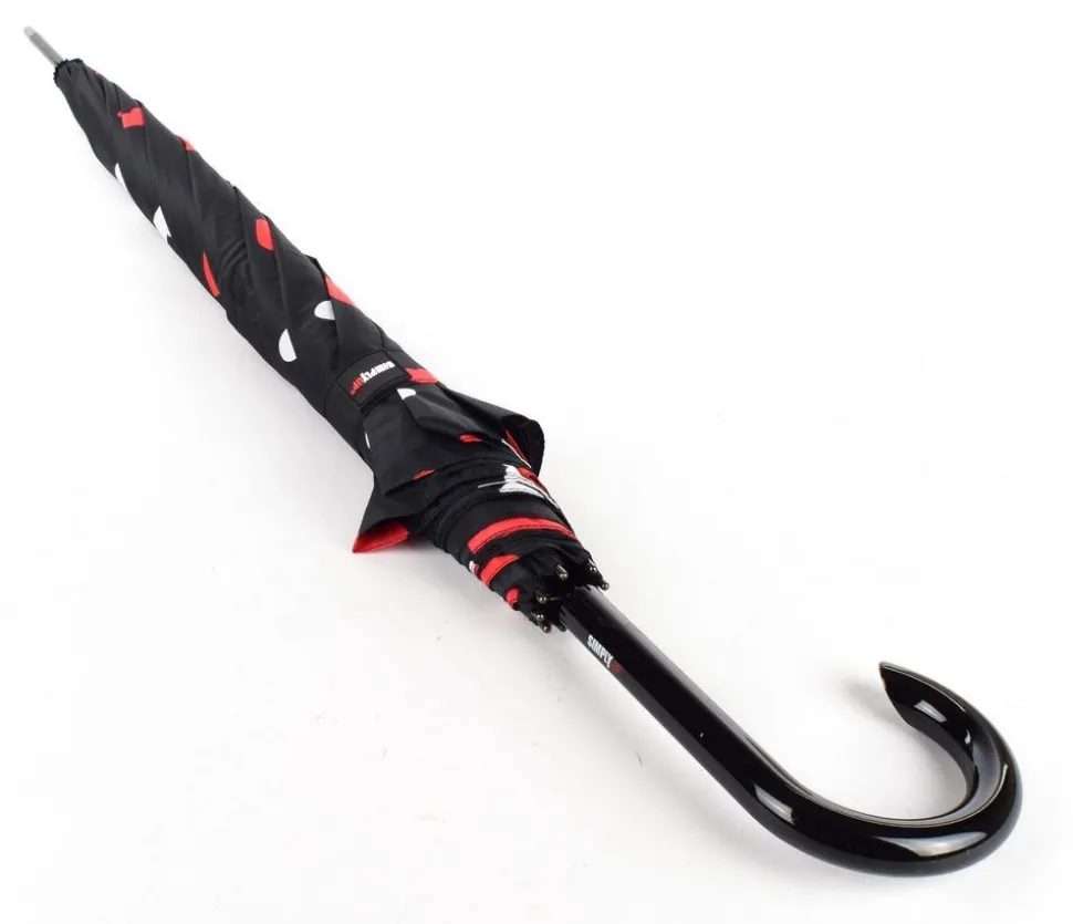 Ombrello automatico SimplyUp 5521 Hearts Rosso