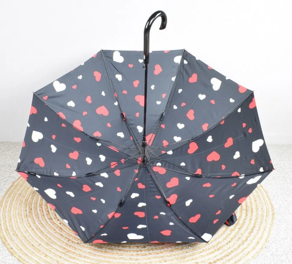 Ombrello automatico SimplyUp 5521 Hearts Rosso