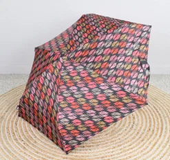 Ombrello mini manuale SimplyUp 5053 Kisses Marrone