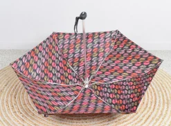 Ombrello mini manuale SimplyUp 5053 Kisses Marrone