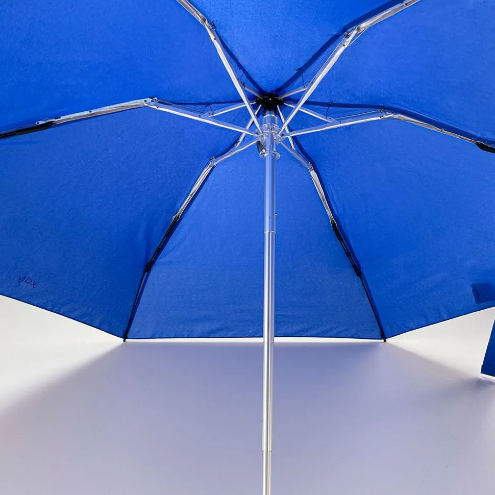 Ombrello mini piatto manualeY-dry Maya Blu