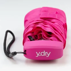 Ombrello mini piatto manualeY-dry Maya Fuxia