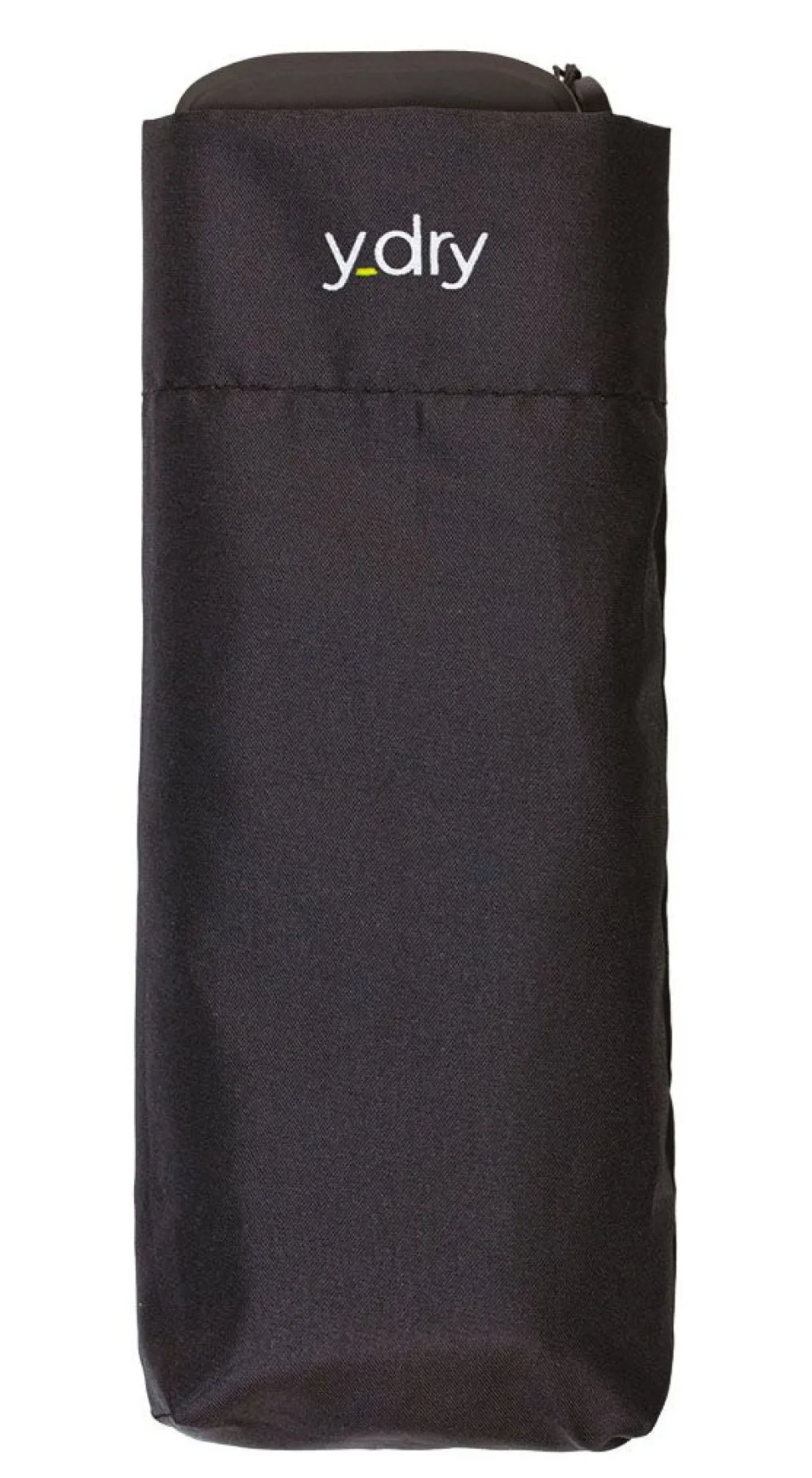 Ombrello mini piatto manualeY-dry Maya Nero