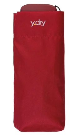 Ombrello mini piatto manualeY-dry Maya Burgundy