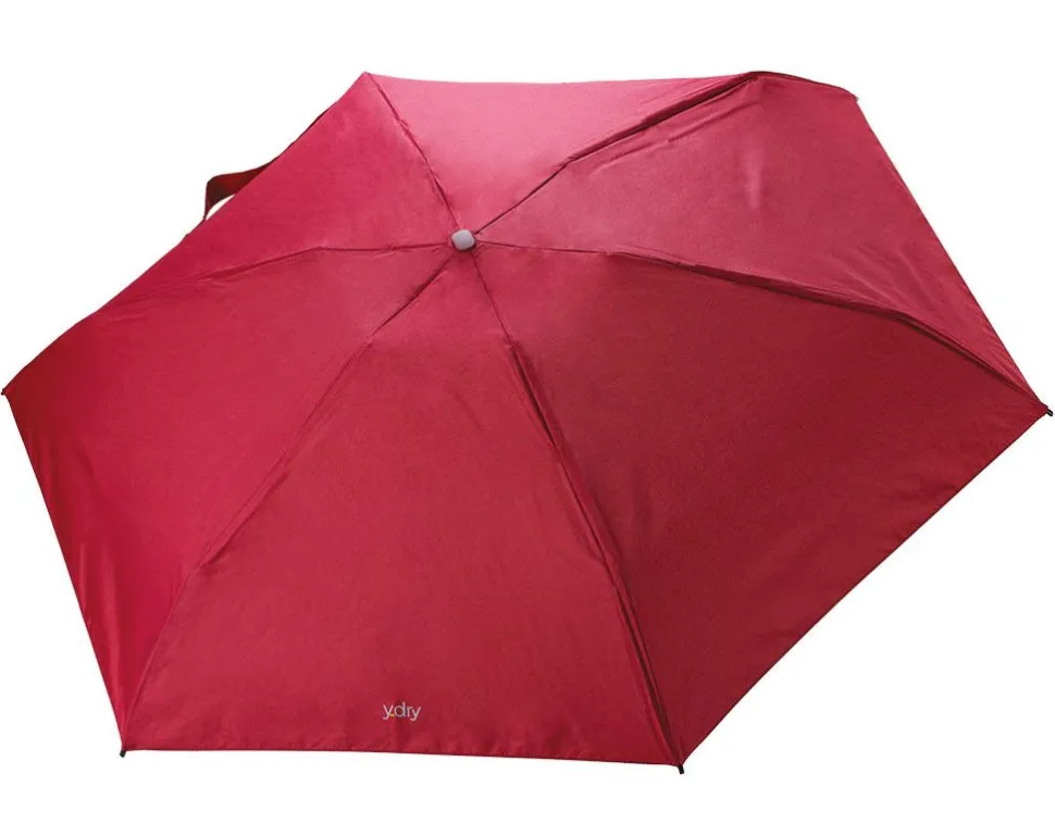 Ombrello mini piatto manualeY-dry Maya Burgundy