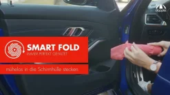 Ombrello pieghevole automatico Doppler Smart Fold Nero