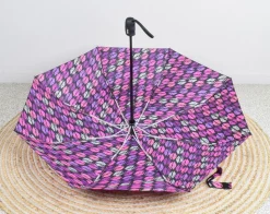 Ombrello pieghevole automatico SimplyUp 5041 Kisses Fuxia