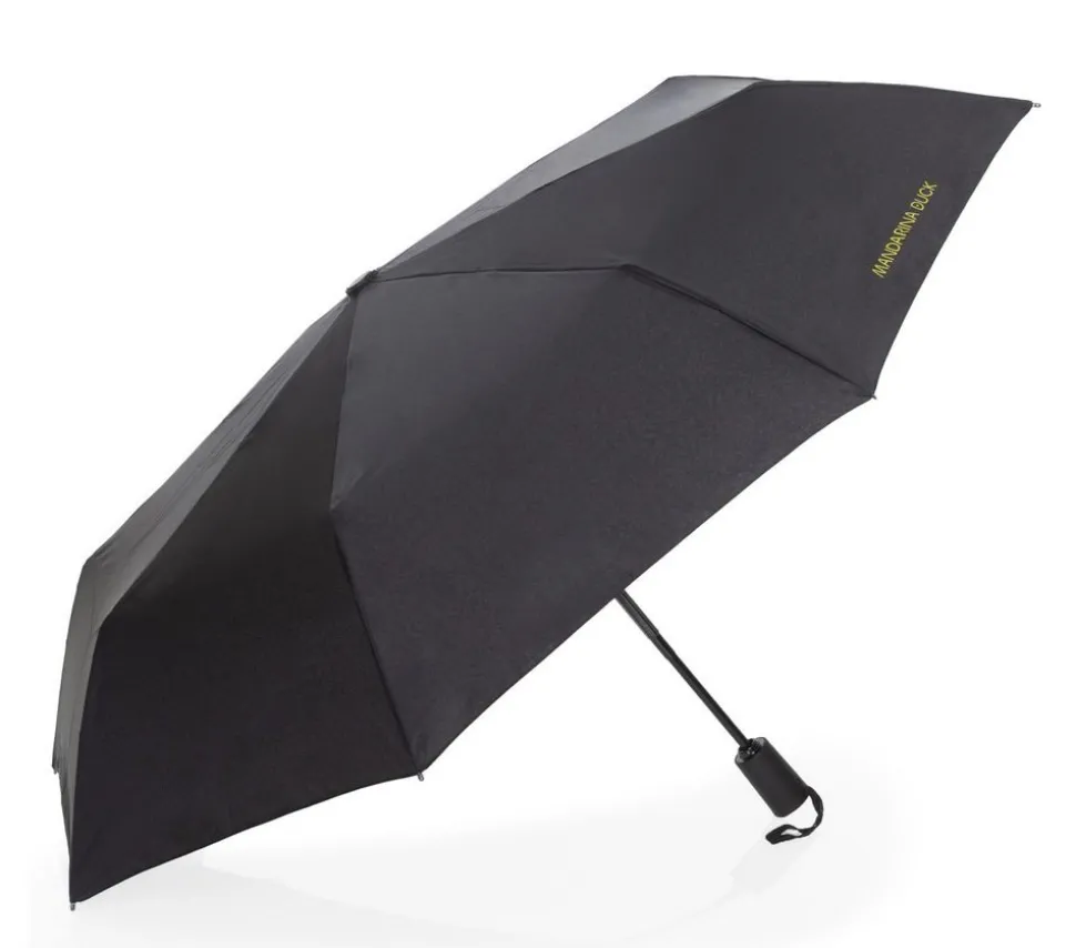 Ombrello pieghevole automatico Mandarina Duck Nero